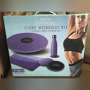 NIB Lomi Fitness Core Workout Kit - Purple TOSS THE SPANX / GET FIT INSTEAD